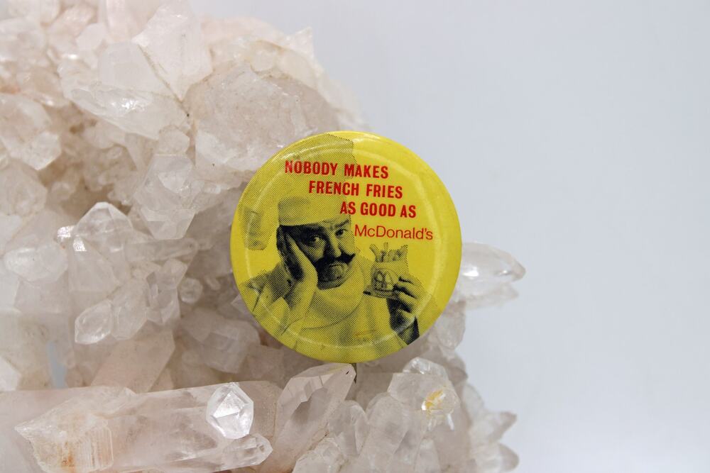 Vintage Nobody Makes French Fries As Good As McDonald's Flair Pin Back Button